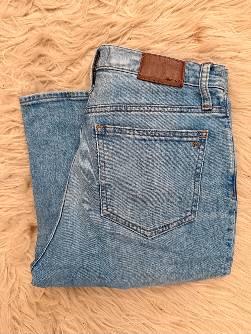 Madewell Light Blue Cropped Jeans